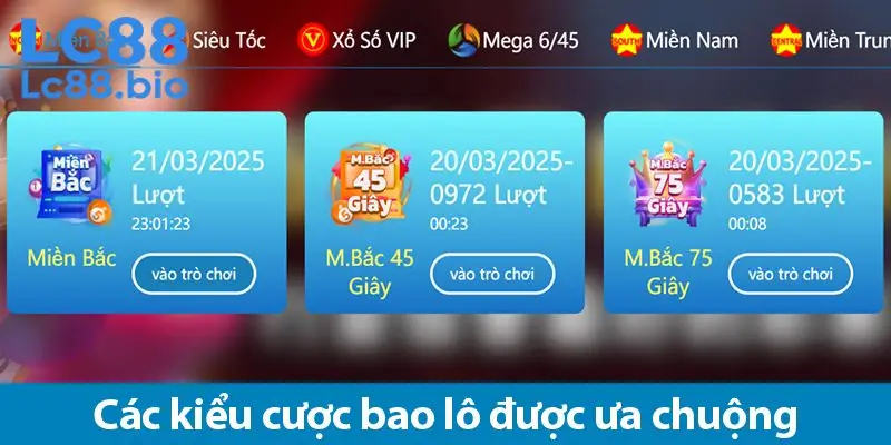 Mở khóa bí mật cách đánh bao lô trúng thưởng lớn trên LC88