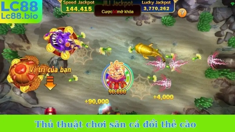 Thủ thuật chơi săn cá đổi thẻ cào